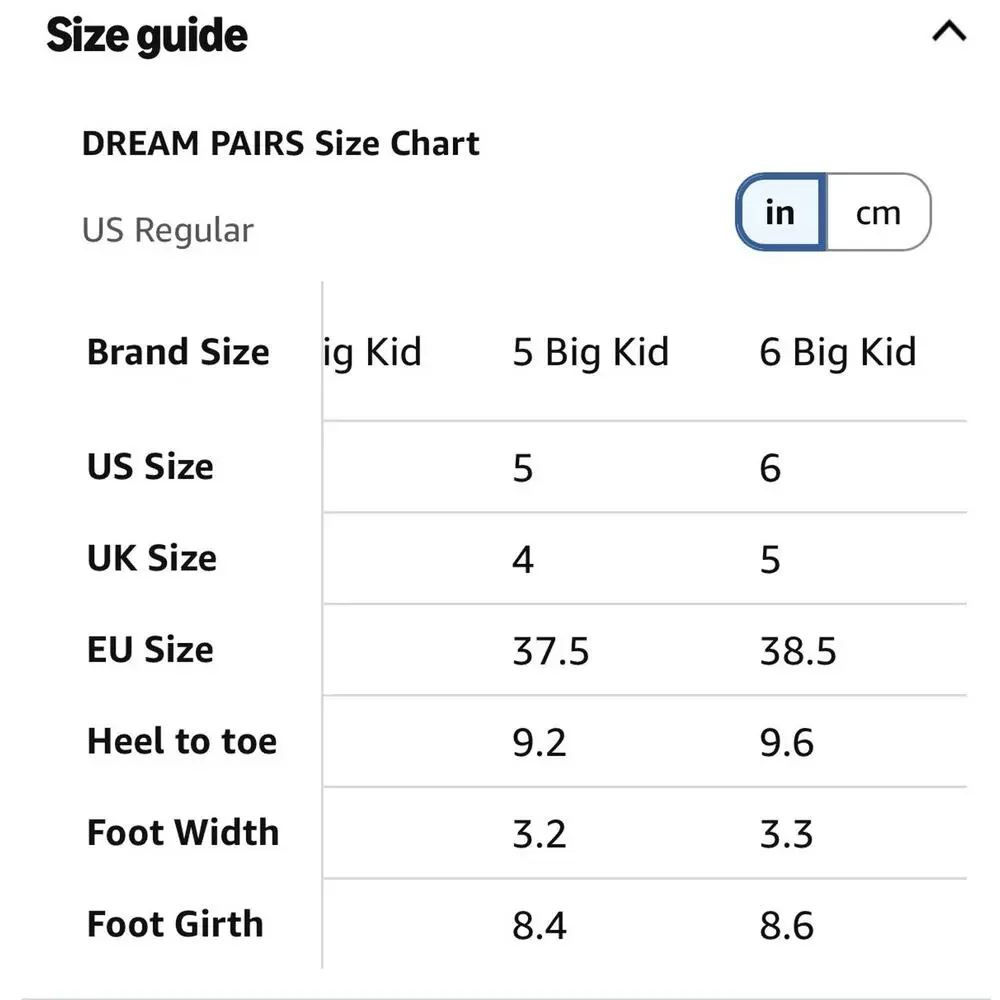 DREAM PAIRS Cowgirl Boots Big Girls Size 5 Brown